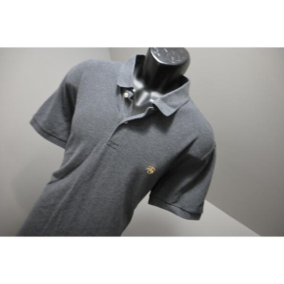 Brooks Brothers Golf Polo 346 Slim Fit GrayShort Sleeve Mens Size XL - Picture 4 of 8